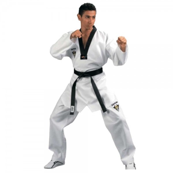 Kwon Kyorugi Dobok Star Fighter (Black Neck)